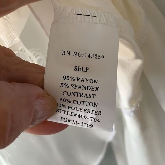 Origami by Vivien size small tunic cream color - Picture 4 of 8